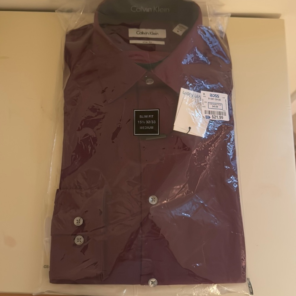 Calvin Klein Slim Fit Dress Shirt - NEW